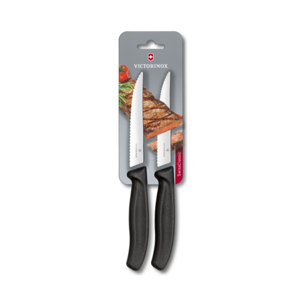 Kn Steak/Pizza 6.7933.2B 12Cm 2Pc Black