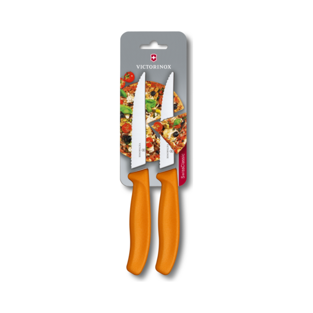 Steak Knife, 12cm, 2pc, Orange