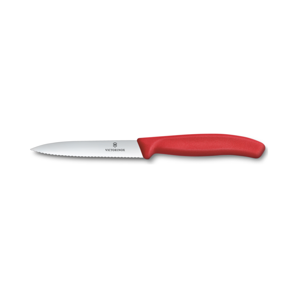 [VIC-6.7731] Kn Paring 10Cm  6.7731C1 P/Tip Red Wavy