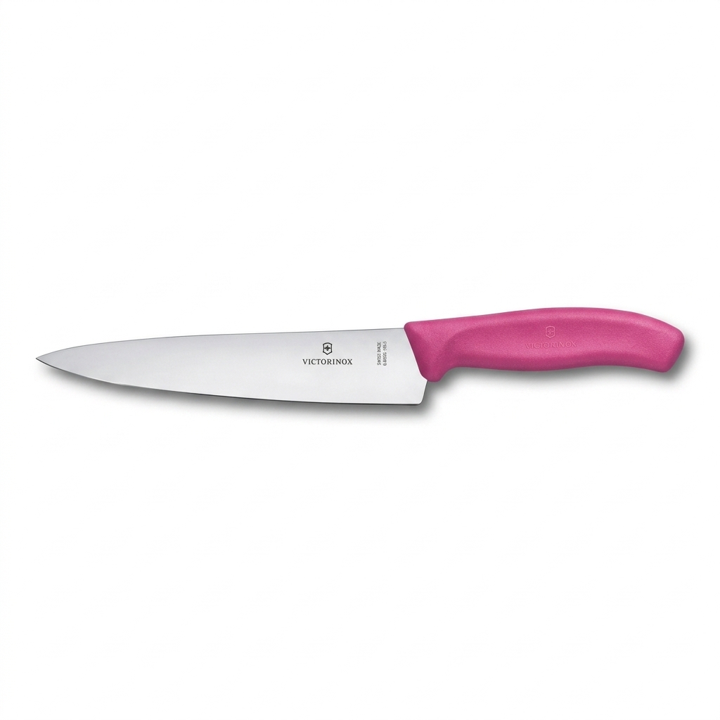 [VIC-6.8006.19L5B] Carving Knife, 19cm, Pink, Blister