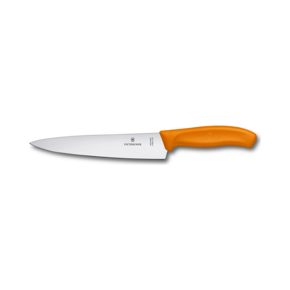 [VIC-6.8006.19L9B] Carving Knife, 19cm, Orange, Blister