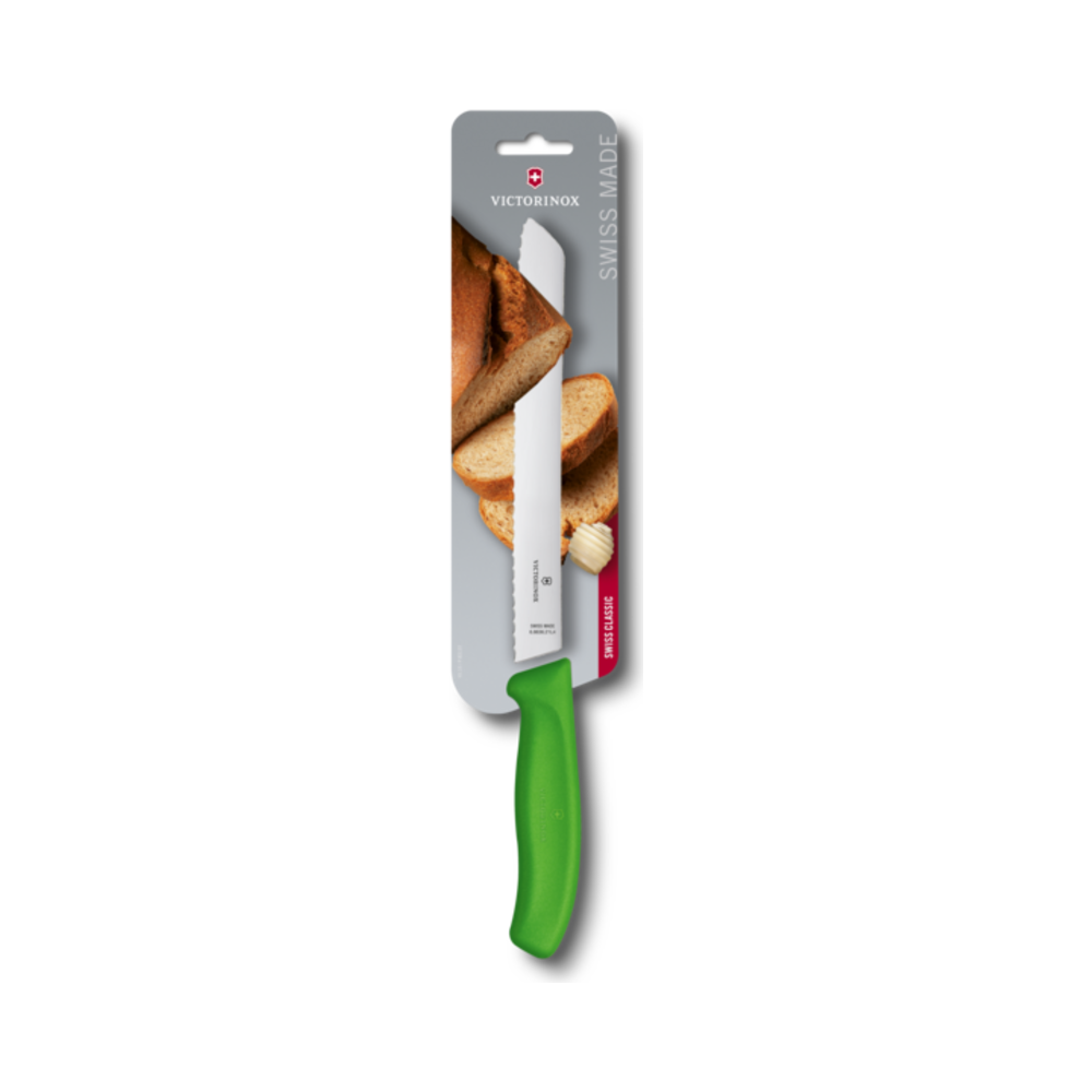 Knife Bread 6.8636.21L4B 21Cm Green