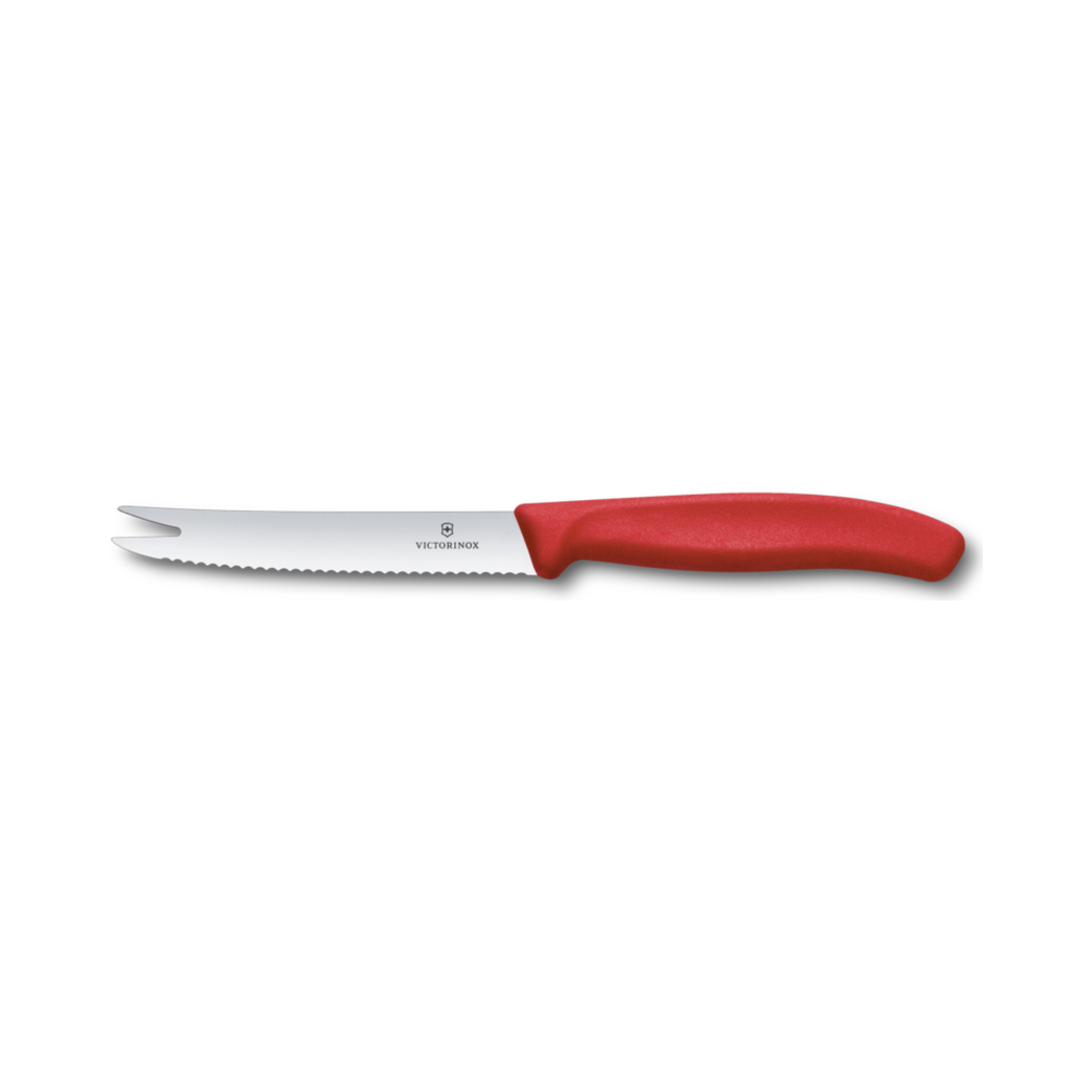Knife Cheese/Sausage 6.7861.C1 W/Tip Red