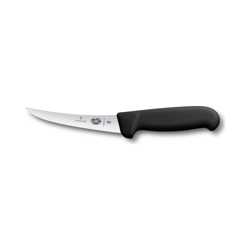 Fibrox Basic, boning knife, 12cm, straight, black