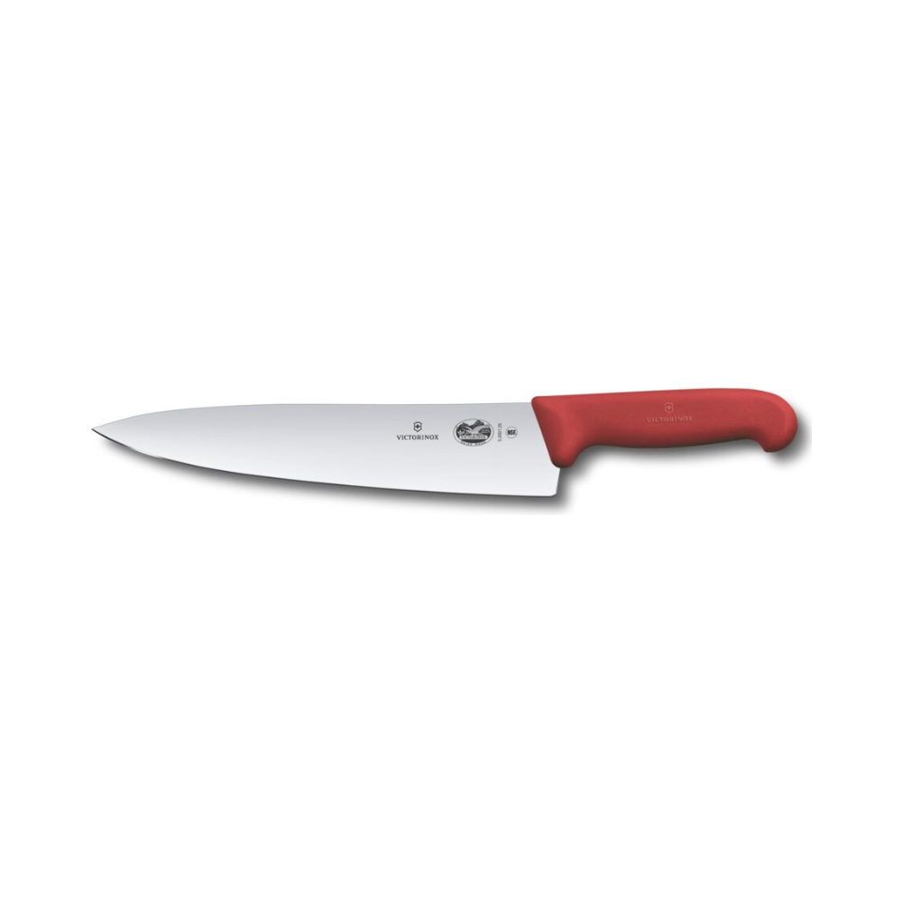 [VIC-5.2001.25] Fibrox, chef's knife, 25cm, straight, red