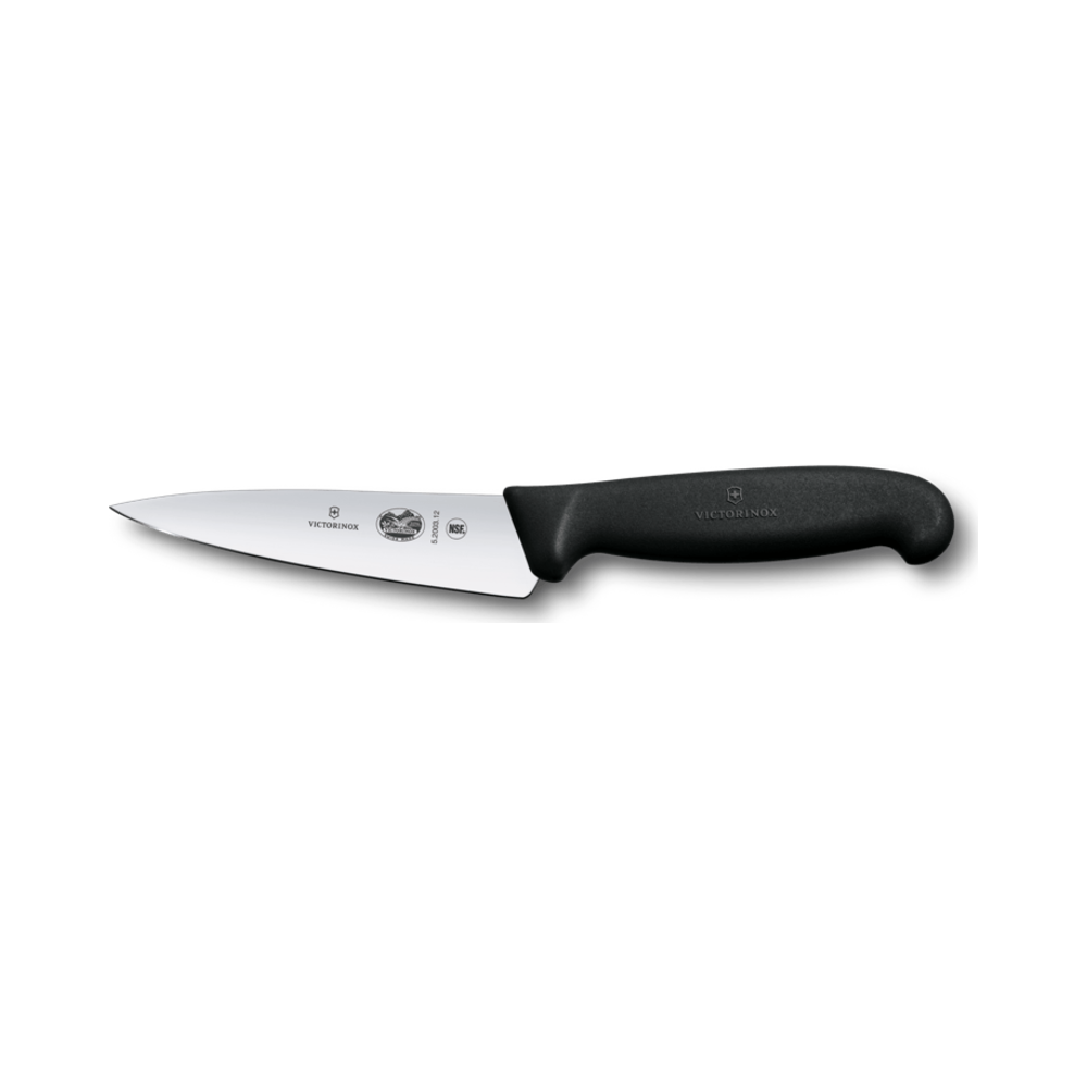 [VIC-5.2003.12B] Fibrox, chef's knife, 12cm, straight, black, blister