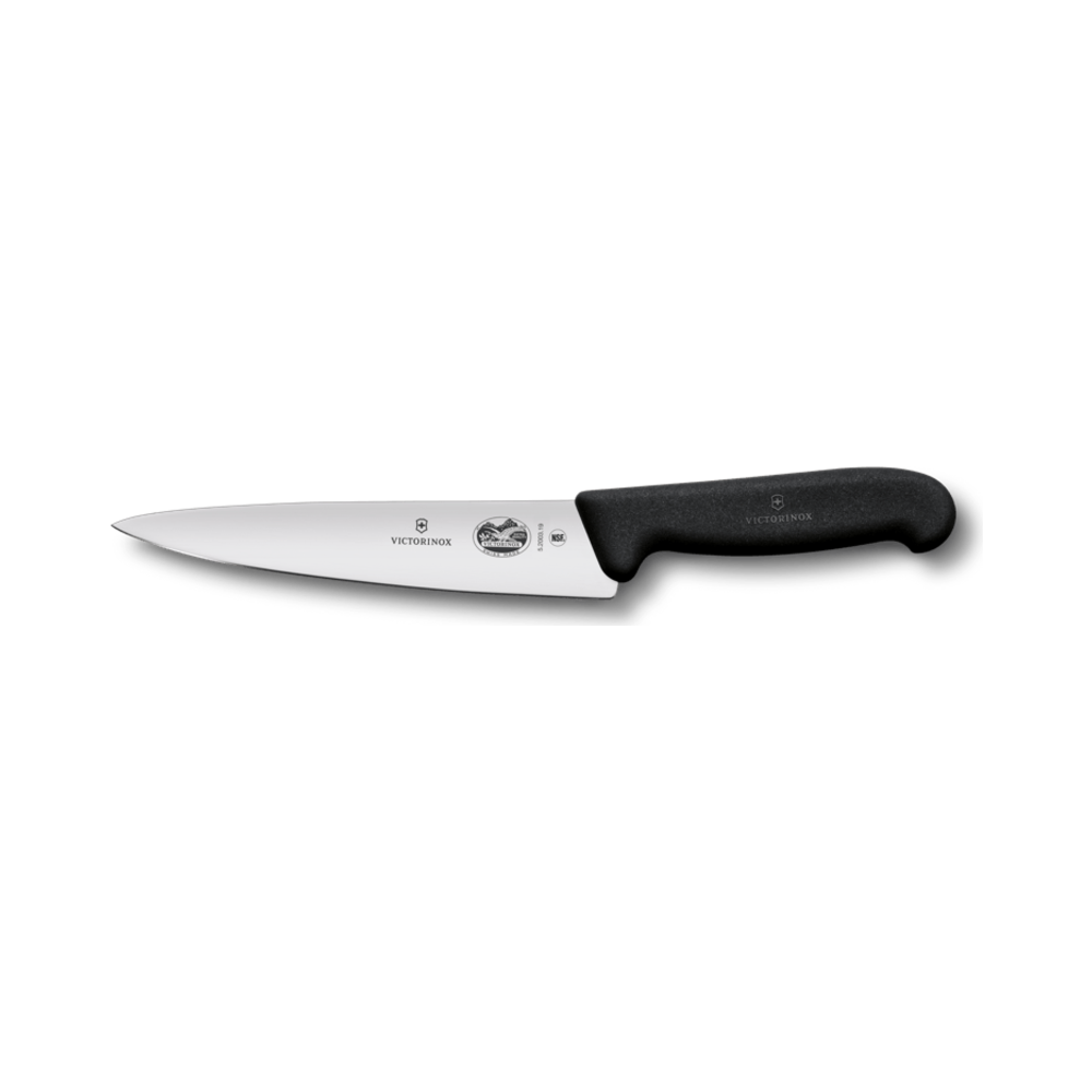 Fibrox, chef's knife, 19cm, straight, black, blister