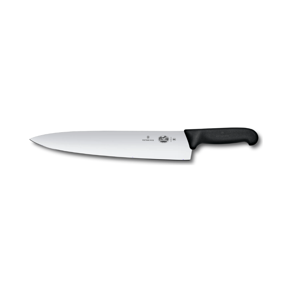 Chef's knife, Fibrox, 31cm, Straight, Black, Blister