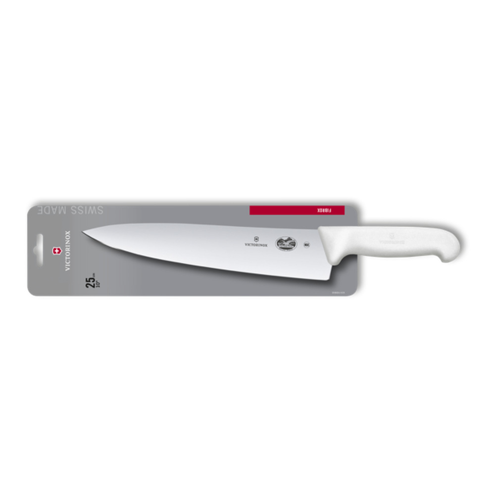 [VIC-5.2007.25B] Chef's knife, Fibrox, 25cm, Straight, White, Blister