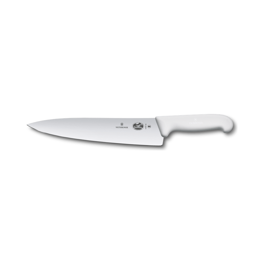 Fibrox, chef's knife, 25cm, straight, white, blister