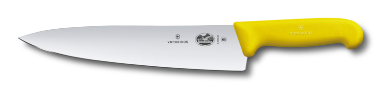 Fibrox, chef's knife, 25cm, straight, yellow, blister