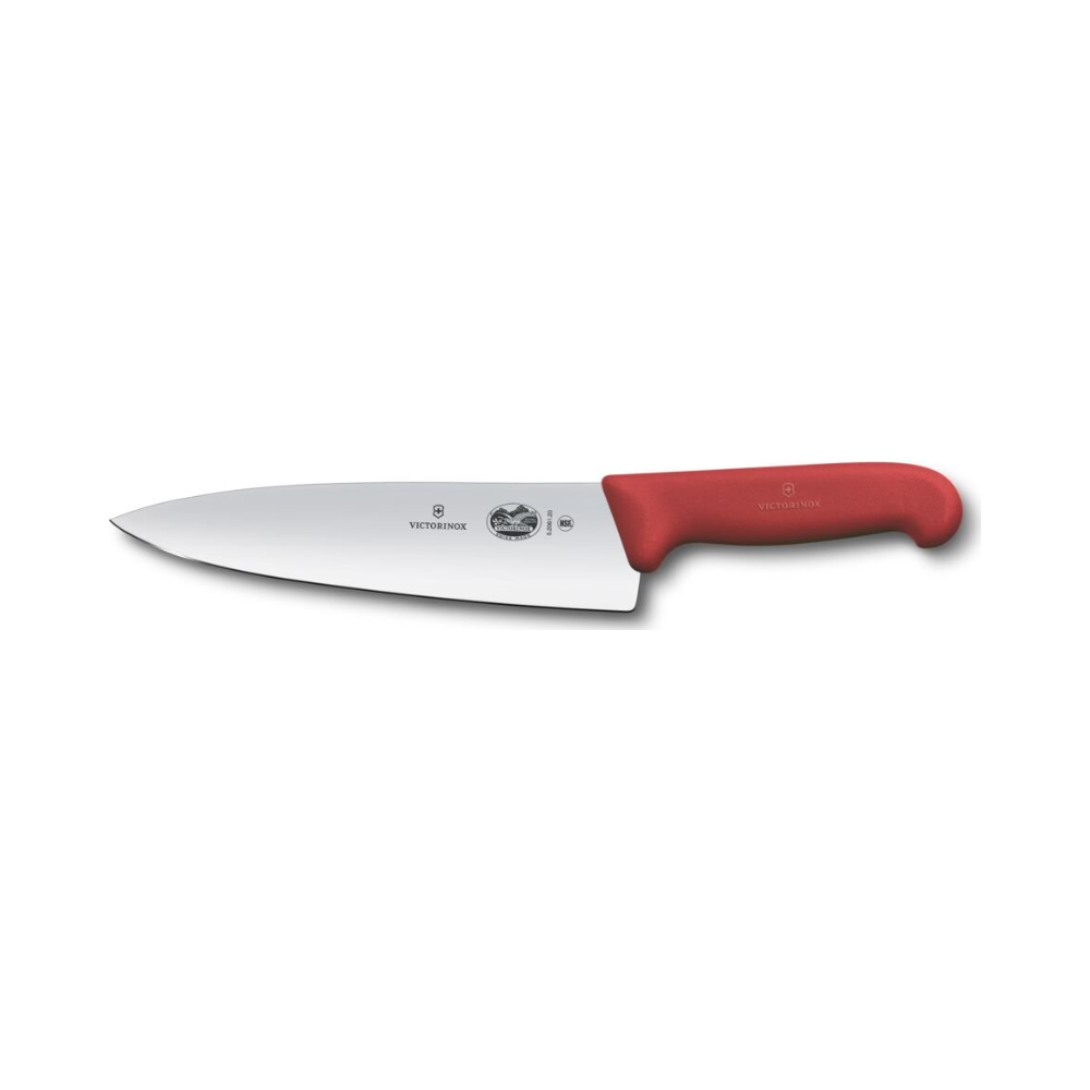 Fibrox, chef's knife, 20cm, straight, red, blister