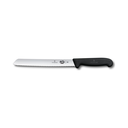 Fibrox, bread knife, 21cm, wavy, black
