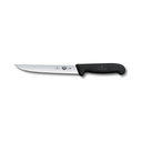 Fibrox, carving knife, 18cm, straight, narrow, black