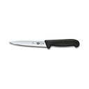 Fibrox, filleting knife,16cm,straight,flexible,pointed,black