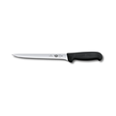 Fibrox, filleting knife, 20cm, straight, flexible, curved, black