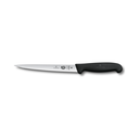Fibrox, filleting knife,18cm, straight, super flex, black,b