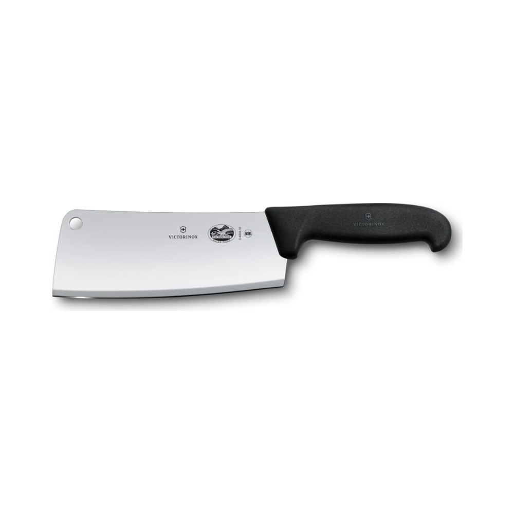 Fibrox, kitchen cleaver, 18cm, straight, black