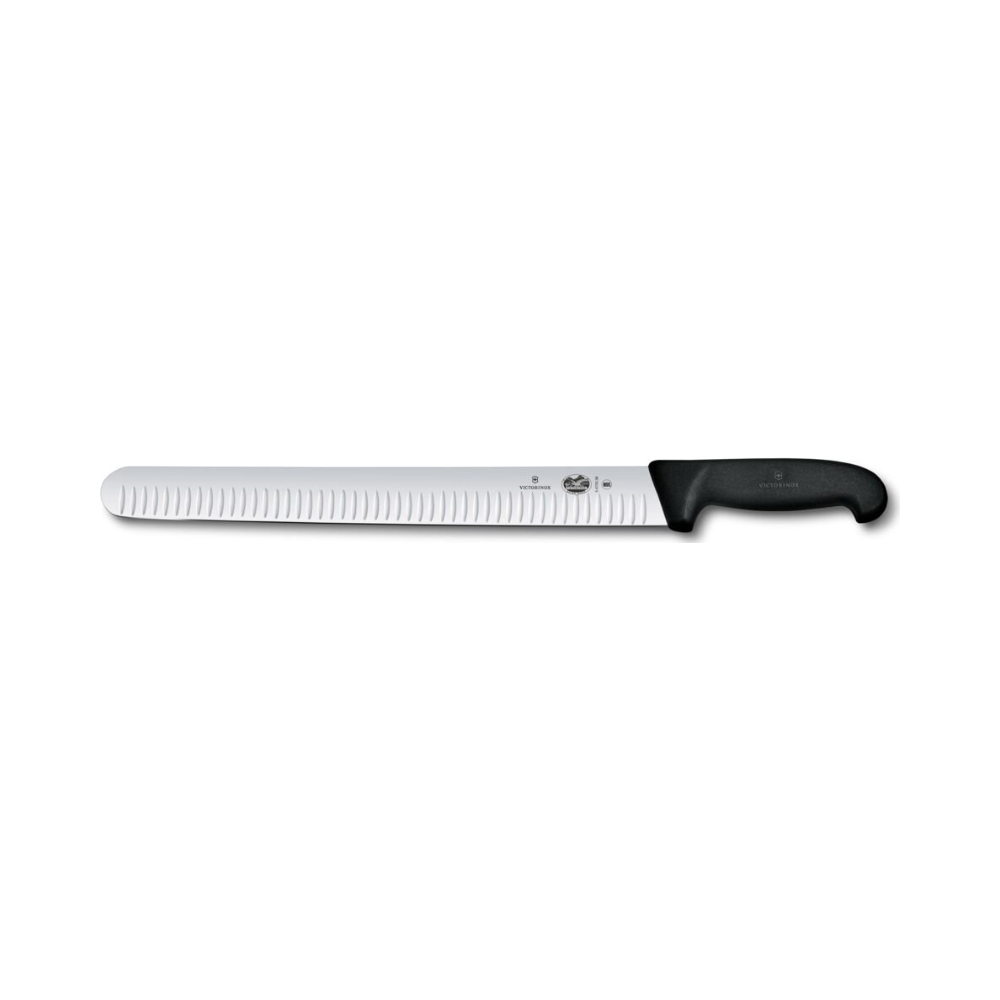 Fibrox, slicing knife, 36cm, fluted, black