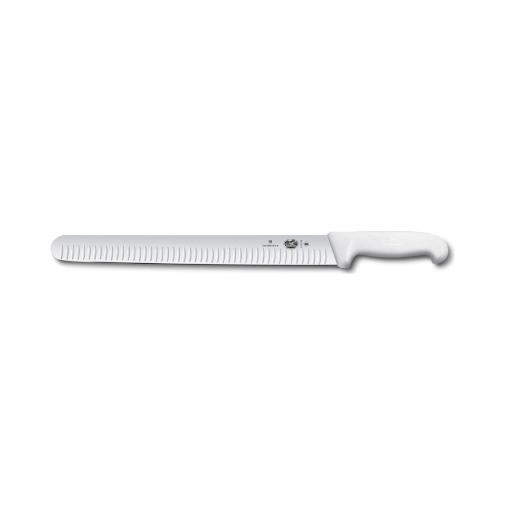 Fibrox, slicing knife, 36cm, fluted, white