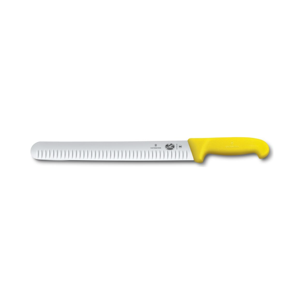 Fibrox, slicing knife, 30cm, fluted, yellow