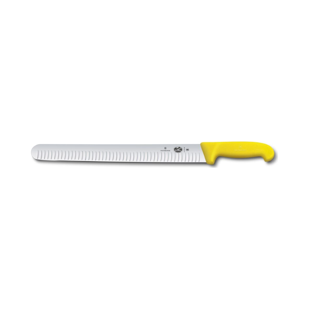 Fibrox, slicing knife, 36cm, fluted, yellow