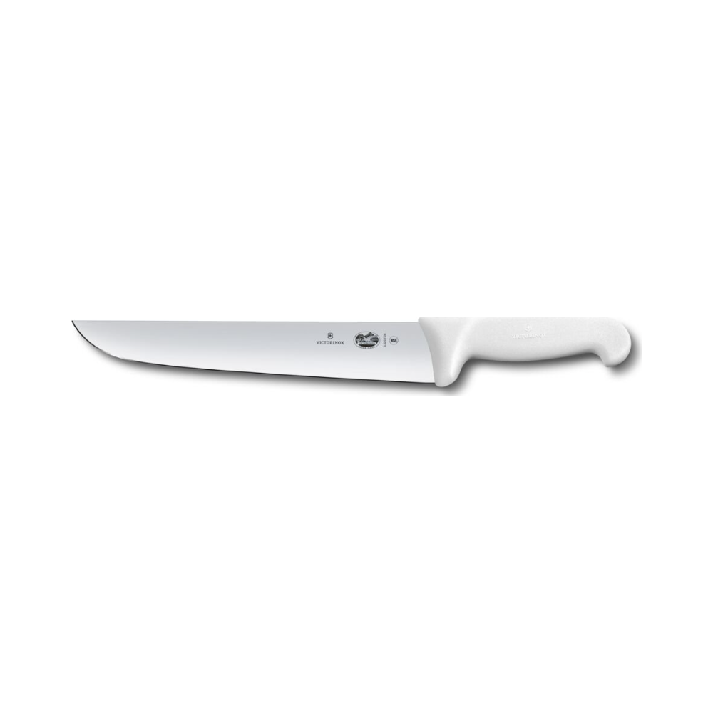 [VIC-5.5207.26] Fibrox, slaughter and butcher knife, 26cm, straight, white