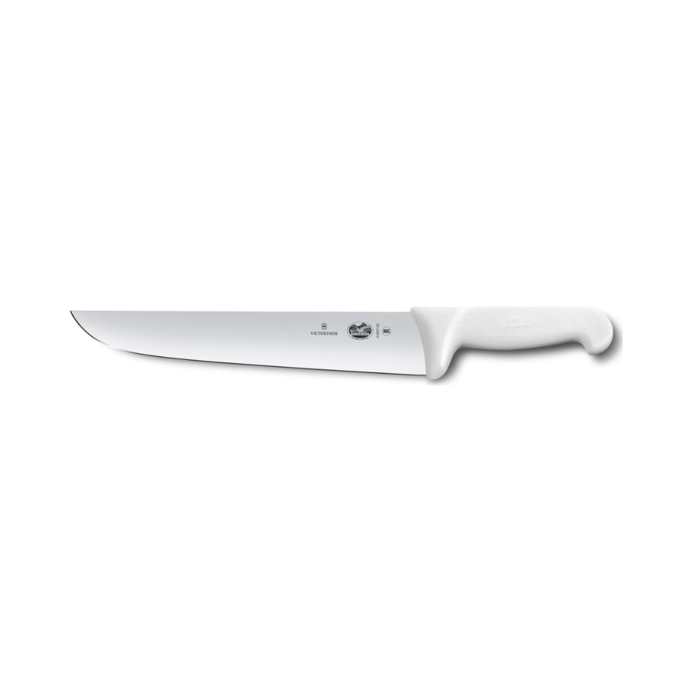 Fibrox, slaughter and butcher knife, 28cm, straight, white