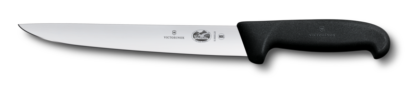 Fibrox, sticking knife, 25cm, straight, black