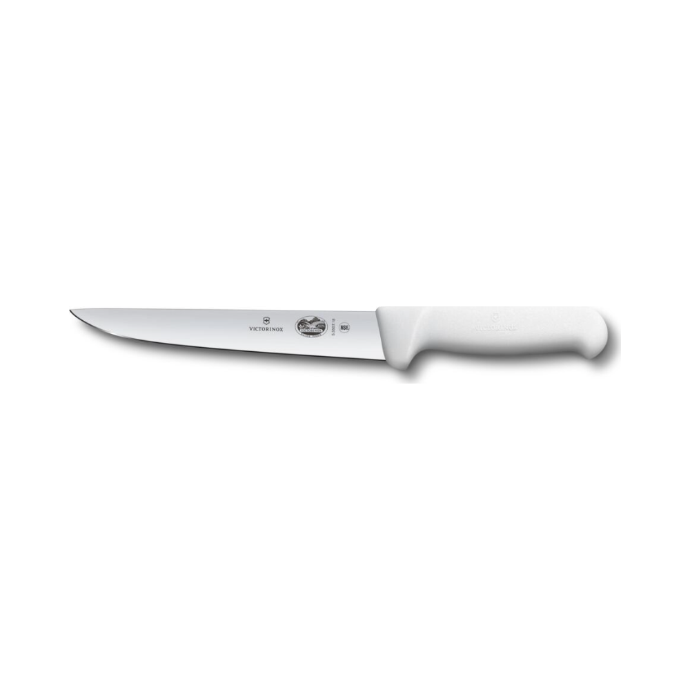 Fibrox, sticking knife, 18cm, straight, white