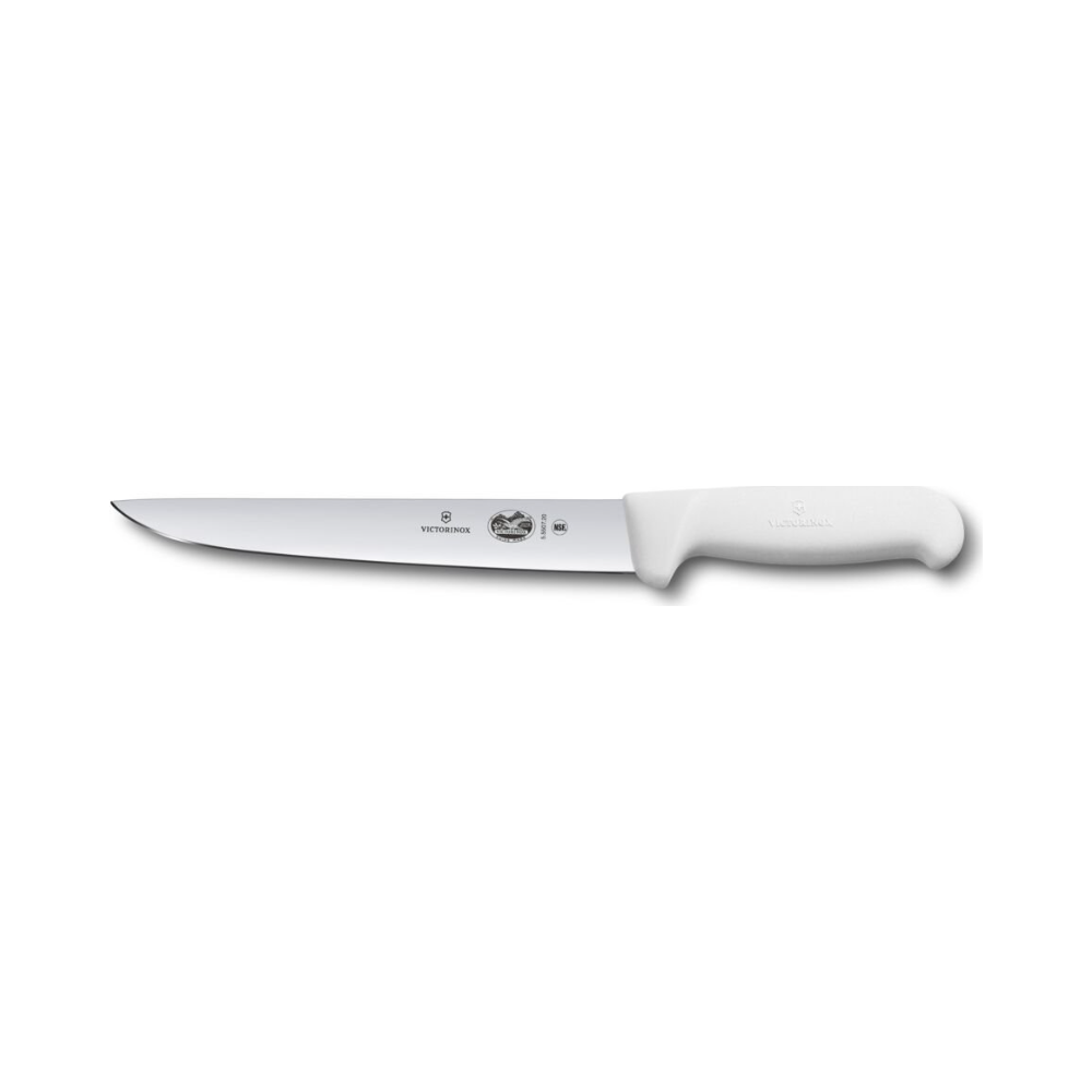 Fibrox, sticking knife, 20cm, straight, white