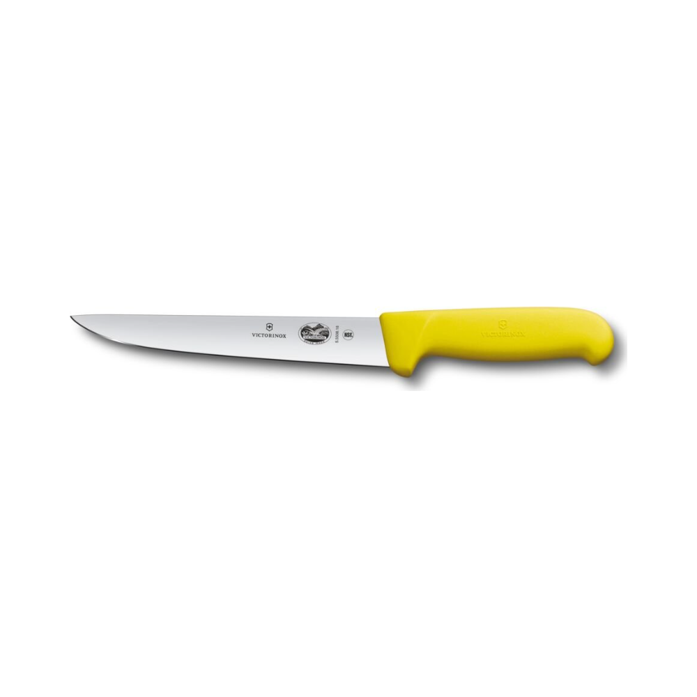Fibrox, sticking knife, 18cm, straight, yellow