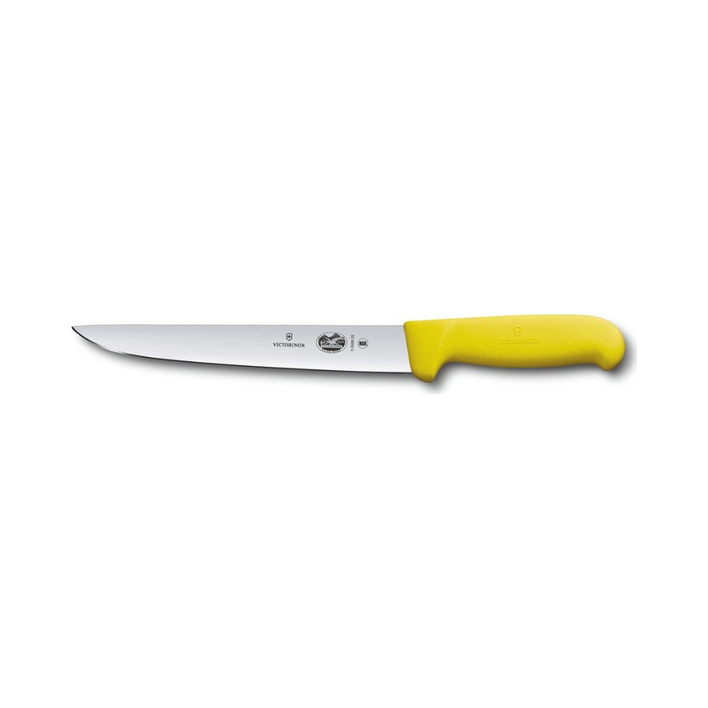 Fibrox, sticking knife, 20cm, straight, yellow