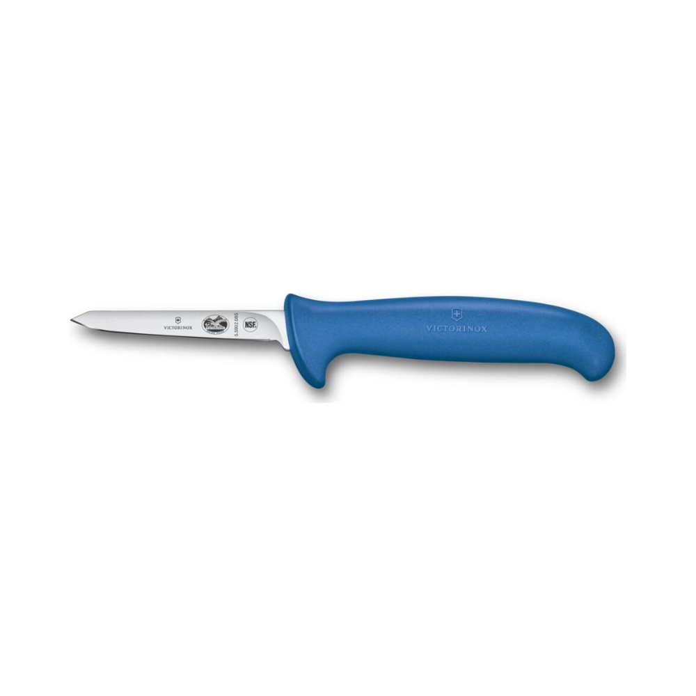 Fibrox, poultry knife, 8cm, straight, small, blue