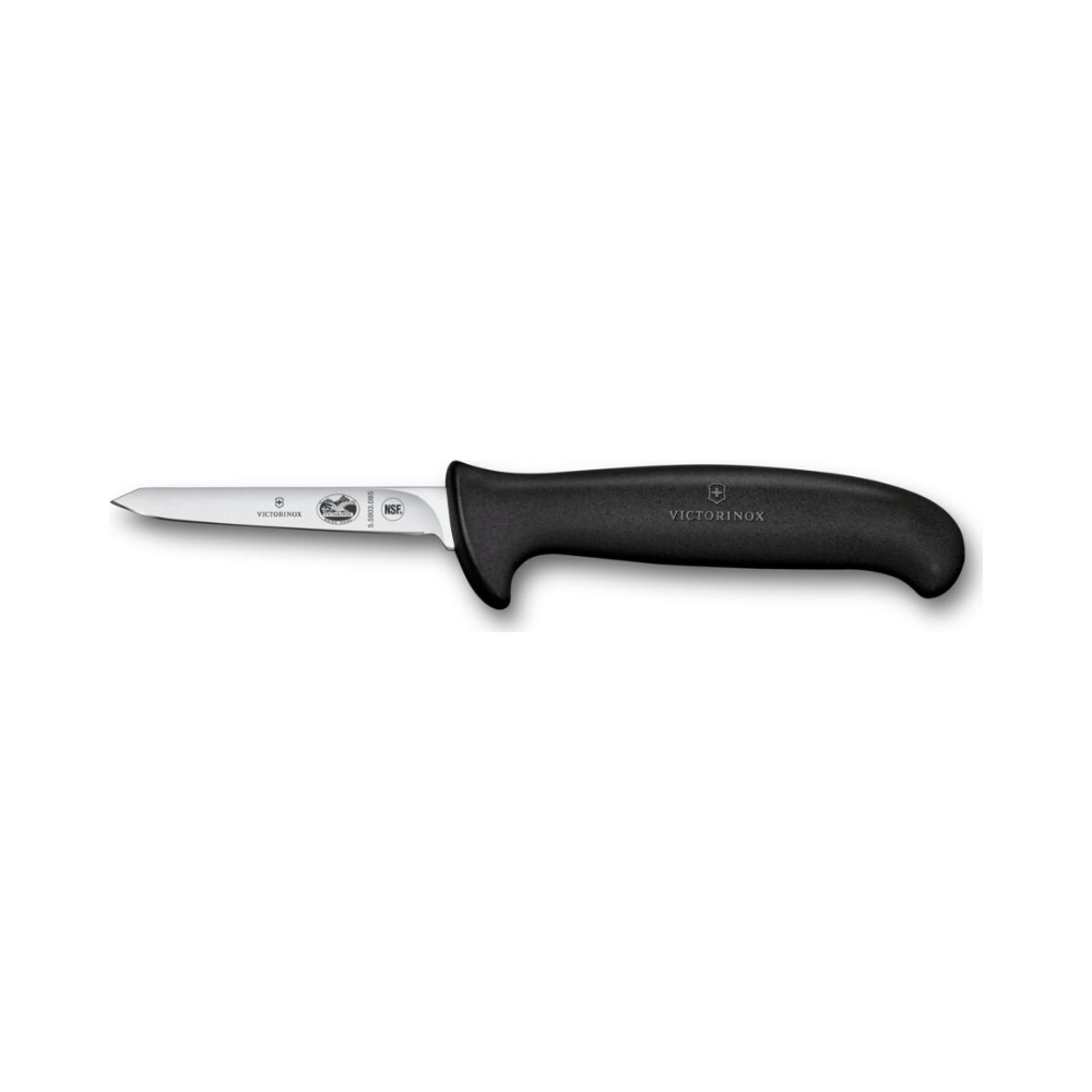 Fibrox, poultry knife, 8cm, straight, small, black