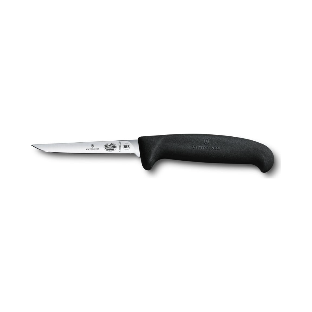 Fibrox, poultry knife, 9cm, straight, medium, black