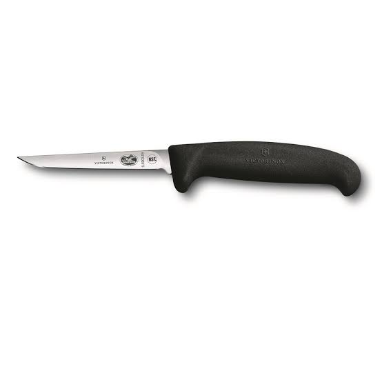 Fibrox, poultry knife, 11cm, straight, small handle, black