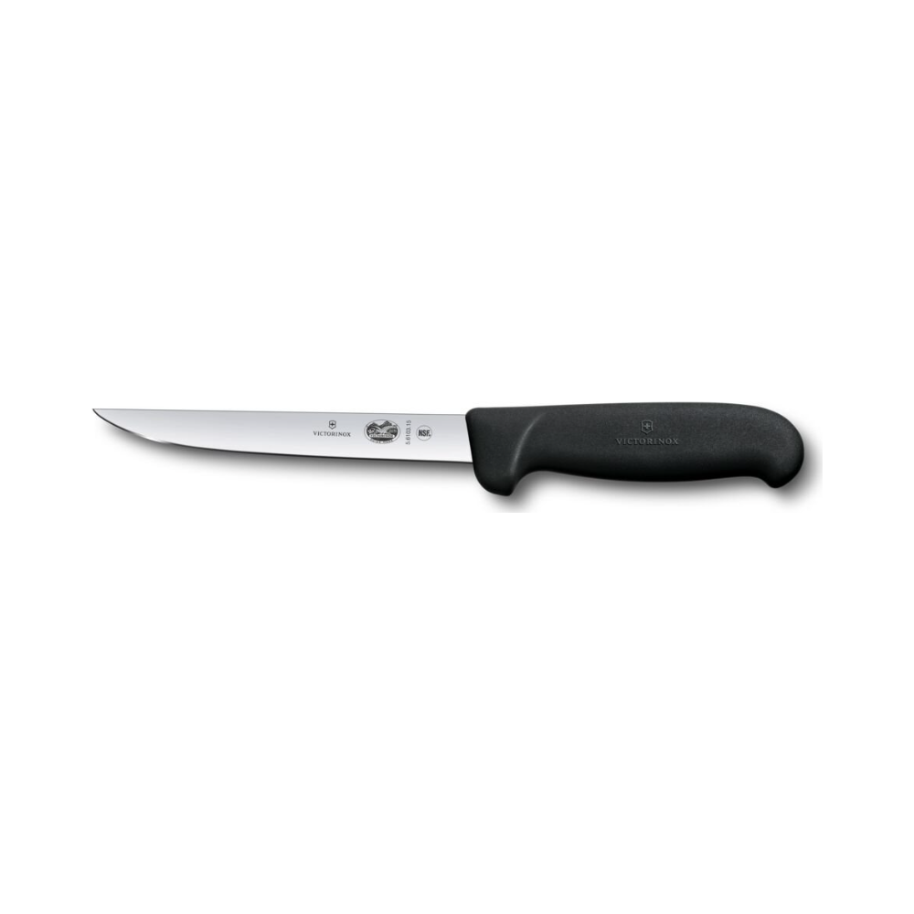 [VIC-5.6103.15] Fibrox, boning knife, 15cm, straight, black