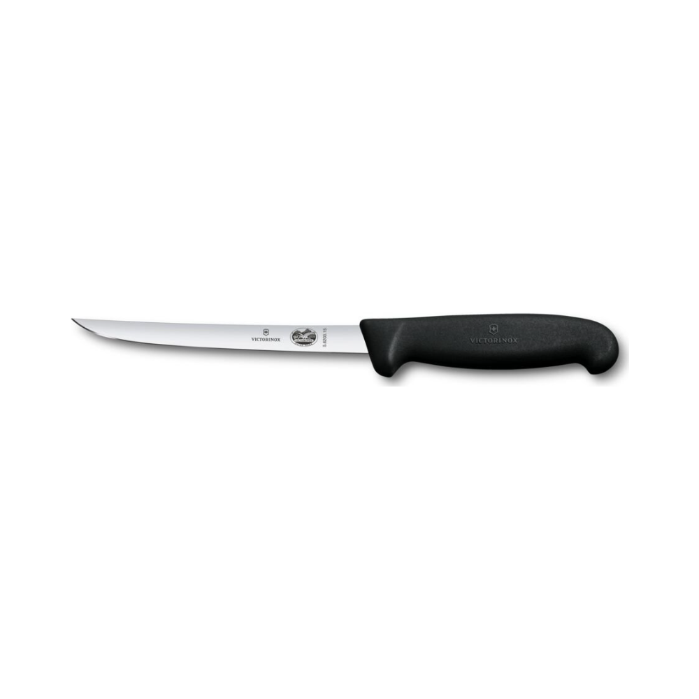 [VIC-5.6203.15] Fibrox, boning knife, 15cm, straight, black