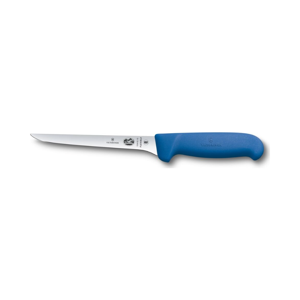 Fibrox, boning knife, 15cm, straight, flexible, blue