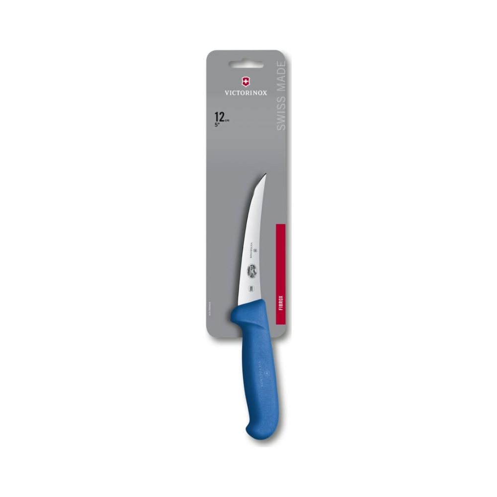 Fibrox, boning knife, 12cm, straight, blue, blister