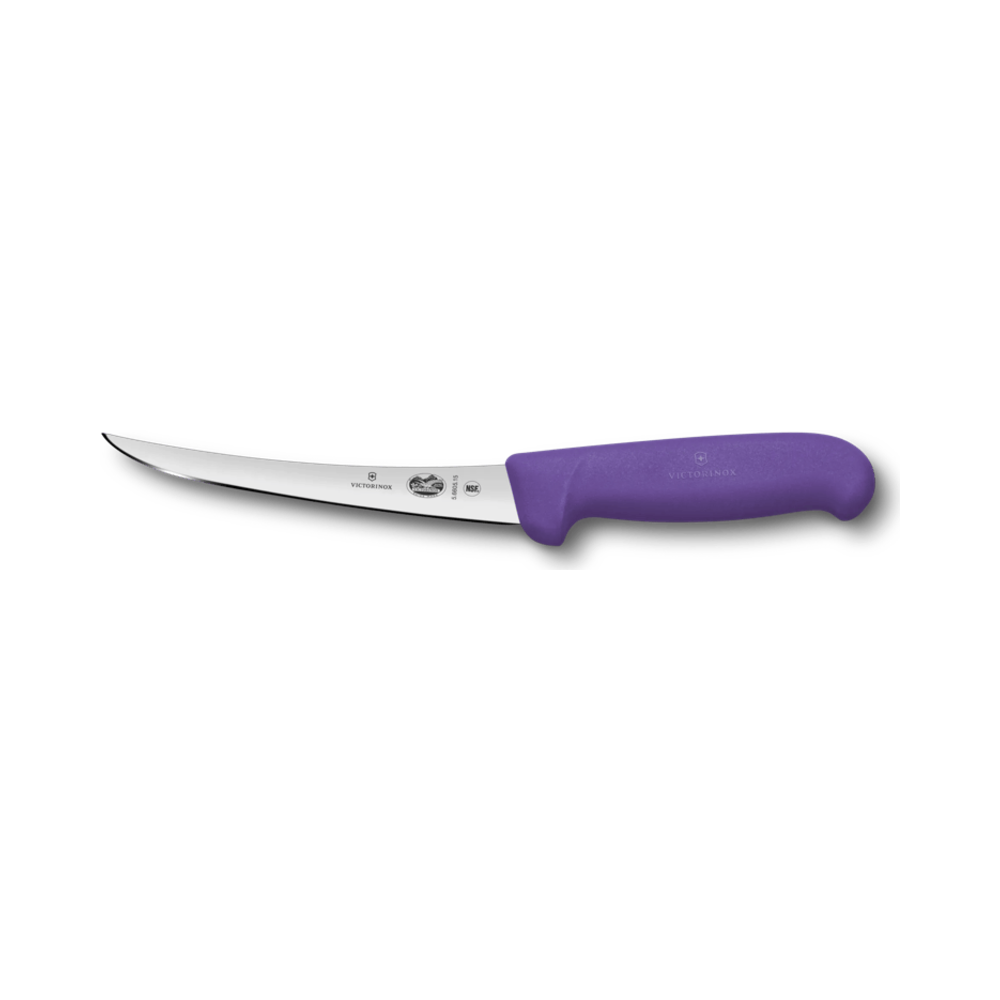 Fibrox, boning knife, 15cm, straight, purple, blister