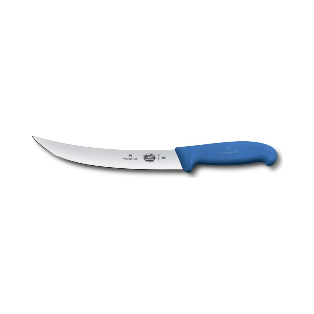 Fibrox, breaking knife, 20cm, straight, blue