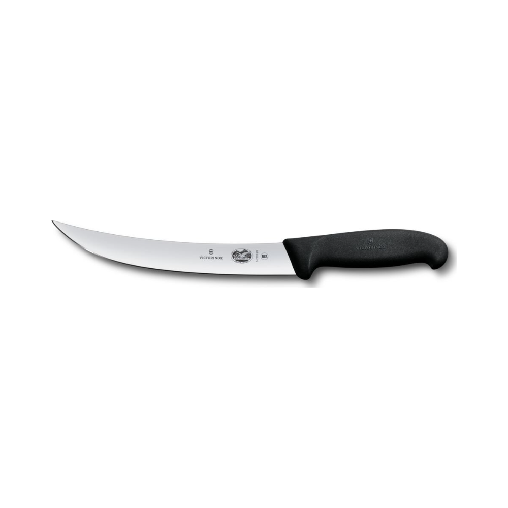 Fibrox, breaking knife, 20cm, straight, black, KK blister