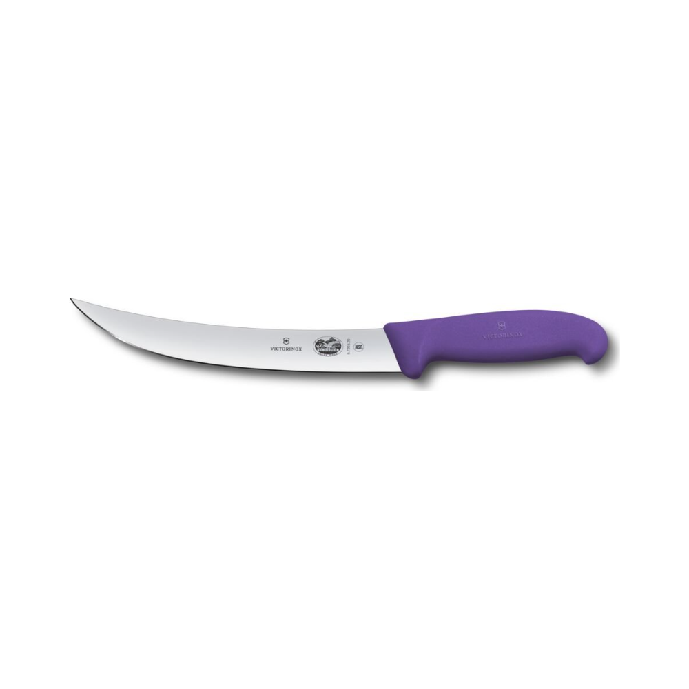 Fibrox, breaking knife, 20cm, straight, purple