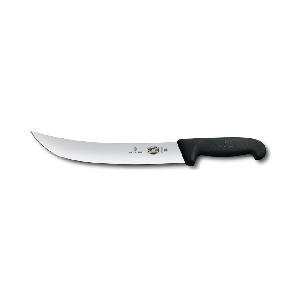 Fibrox, cimeter knife, 25cm, straight, black, KK Blister