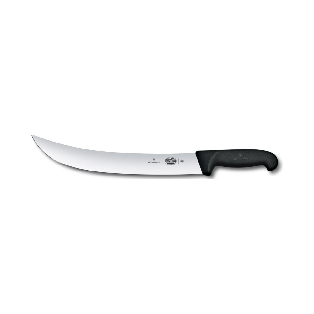 Fibrox, cimeter knife, 31cm, straight, black
