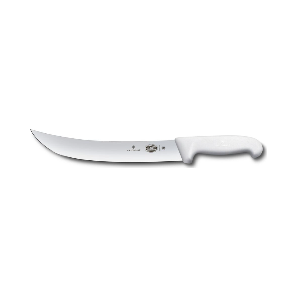 Fibrox, cimeter knife, 25cm, straight, white