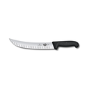 Fibrox, cimeter knife, 25cm, straight, fluted, black