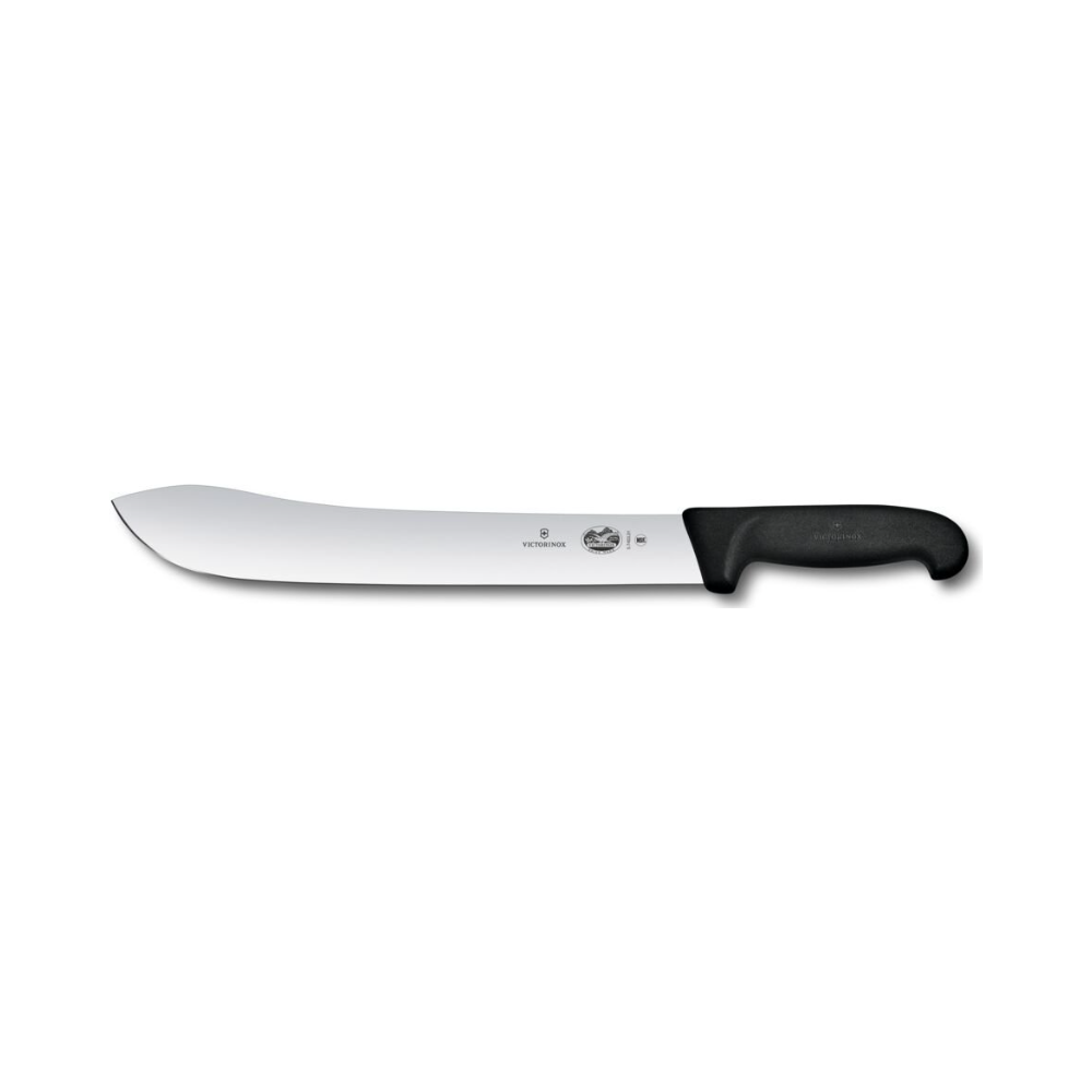 Fibrox, butcher knife, 31cm, straight, black